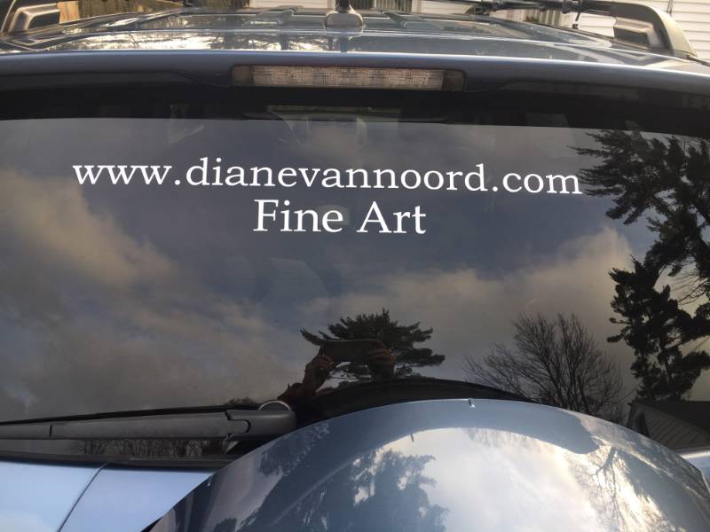 2011 Toyota Rav Car back window Lettering from Diane V, MI